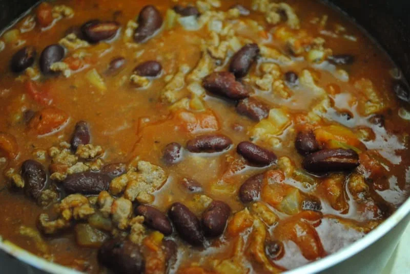 Super simple 5 ingredient chilli recipe