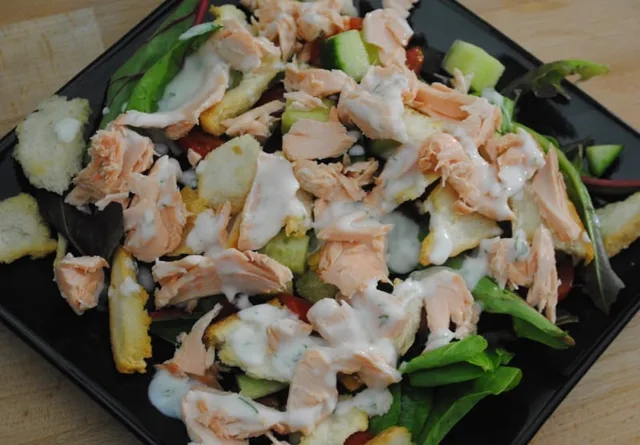 Simple Salmon Salad recipe