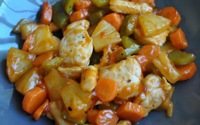 simple sweet sour chicken recipe - 1