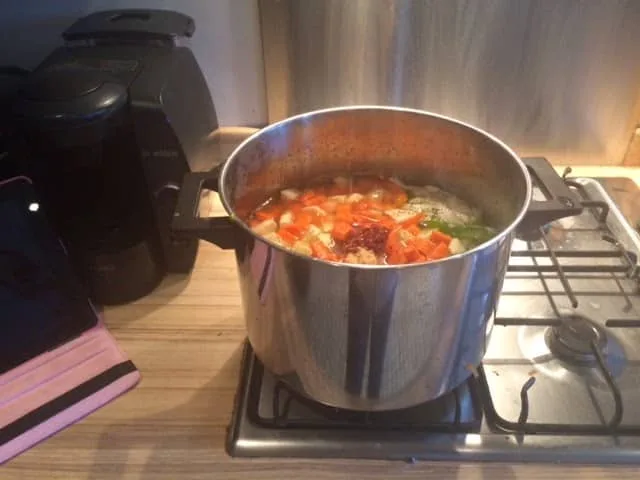 Chilli Veg (detox!) Soup