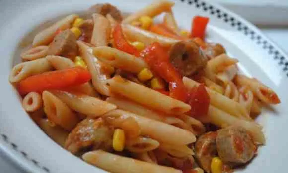 spicy sausage pasta 2