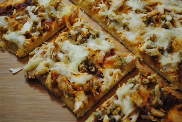 Leftover Christmas Roast Dinner Pizza Recipe