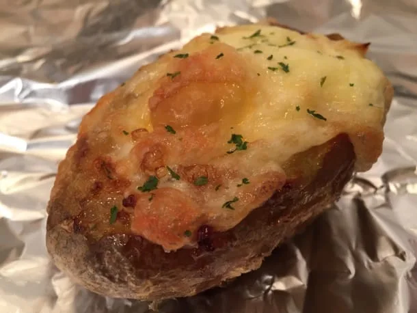breakfast egg baked jacket potatoes