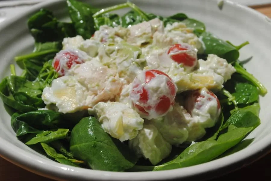 chicken apple avocado salad