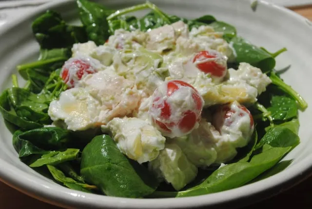 chicken apple avocado salad
