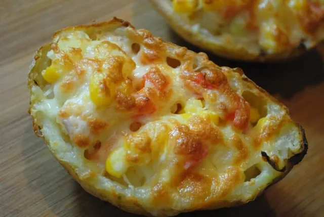 stuff baked jacket potatoes