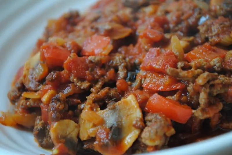 Spaghetti Bolognese students recipe