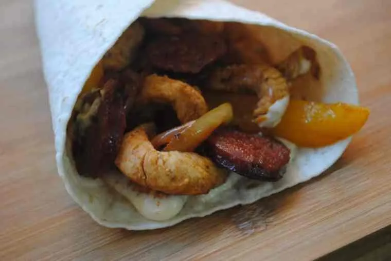 Chicken and Chorizo Fajitas