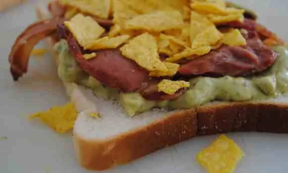tortilla nacho toastie
