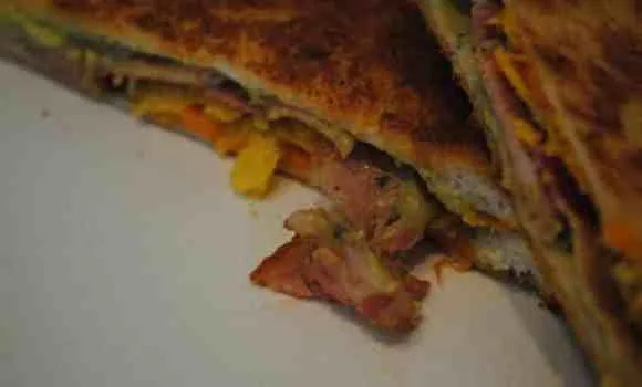 nacho tortilla toastie