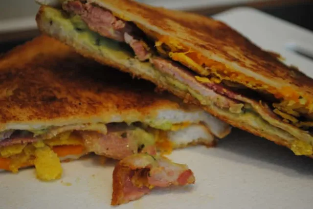 nacho tortilla toastie