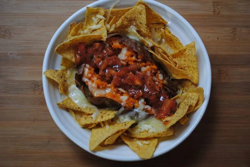 Nacho sweet potatoes recipe