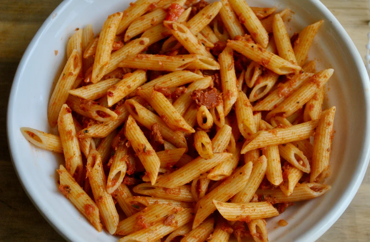 tuna chorizo pasta recipe - 1 (1)