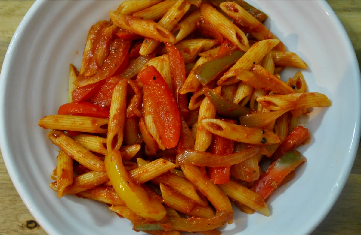 vegan Fajita pasta recipe - 3